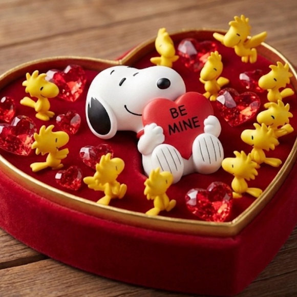 Hallmark White and Red Be Mine Brooch Rare 1958 - Picture 3 of 3